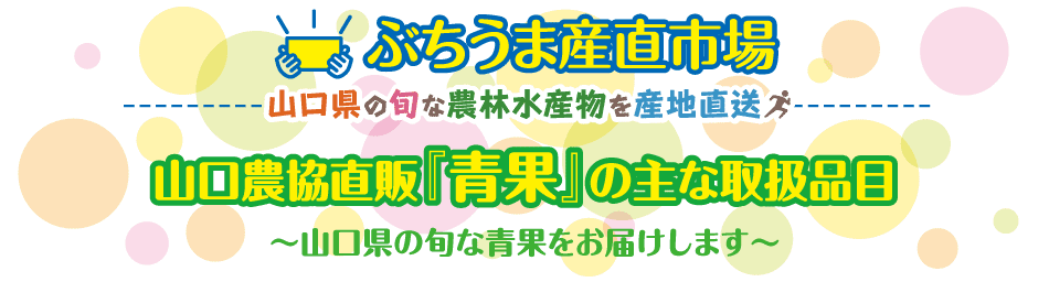 ぶちうま産直市場「青果」の主な取扱品目